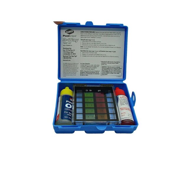 Clorox Pool and Spa 3 Way Test Kit Water Test for pH Chlorine and Bromine NIOB - Picture 8 of 10